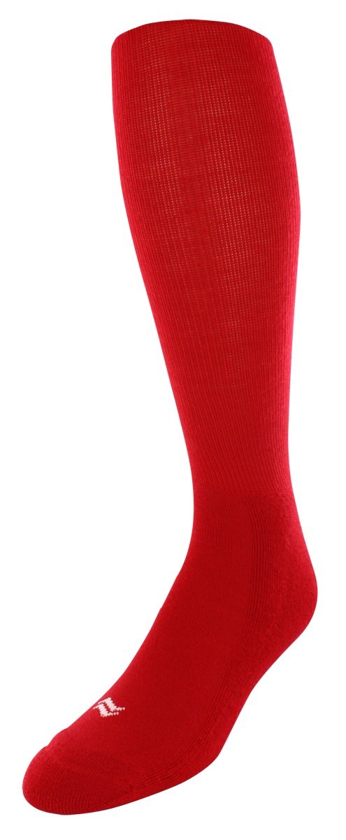 Sof Sole Football Over-the-Calf Team Athletic Performance Socks for Men and Youth (2 Pairs) Men's 10-12.5 Red - BeesActive Australia