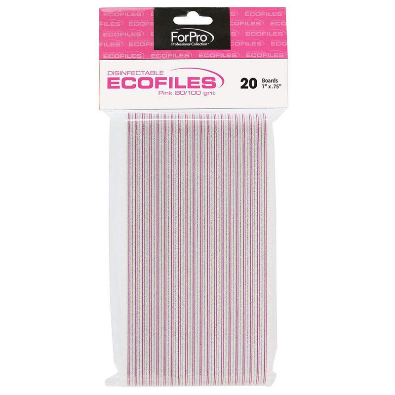 For Pro Pink Ecofile 80/100 Grit, 20 Count - BeesActive Australia