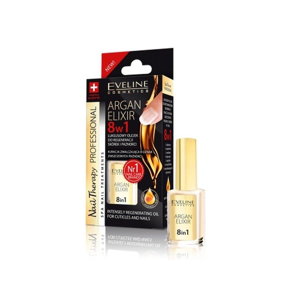 Eveline Argan Elixir 8 in 1 Intensely Regenerating Oil for Cuticles & Nails - BeesActive Australia