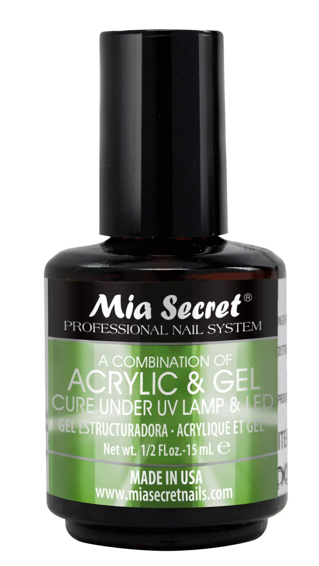 Mia Secret A Combination of Acrylic & Gel Cure Under UV lamp & LED - BeesActive Australia