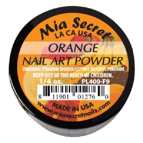 Mia Secret ACRYLIC POWDER - Fruity COLLECTION 1/4oz SINGLE JAR PICK YOUR COLOR (ORANGE) ORANGE - BeesActive Australia