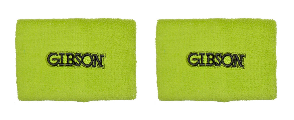 Gibson Athletic Gymnastics Wristbands (Set of 2) Lime Green - BeesActive Australia