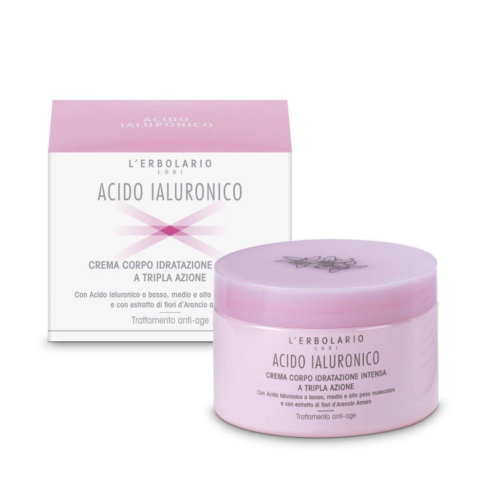 L'Erbolario - Hyaluronic Acid Body Cream - Intensive Moisturizing with Triple Action - Soothes Skin with Extracts of Bitter Orange Blossoms, 6.7 oz. - BeesActive Australia