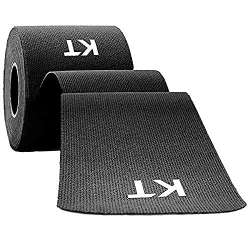 KT Tape Original Cotton Elastic Kinesiology Therapeutic Athletic Tape, 16 Ft, Uncut Roll Black - Uncut - BeesActive Australia