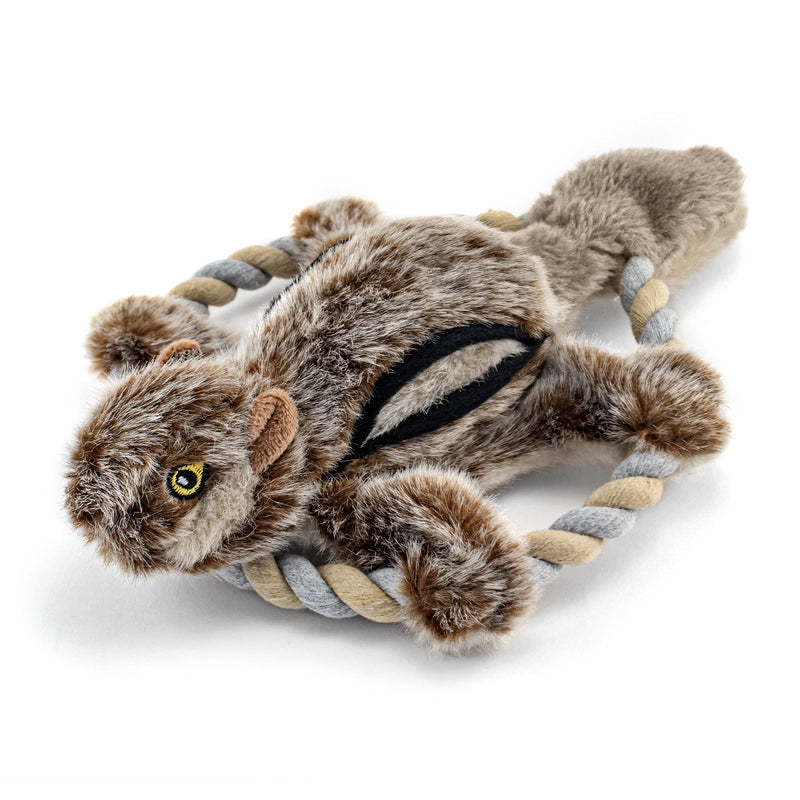 Ruffin' It Woodlands Stuffed Plush Dog Toy 8.5 inches Chipmunk - BeesActive Australia