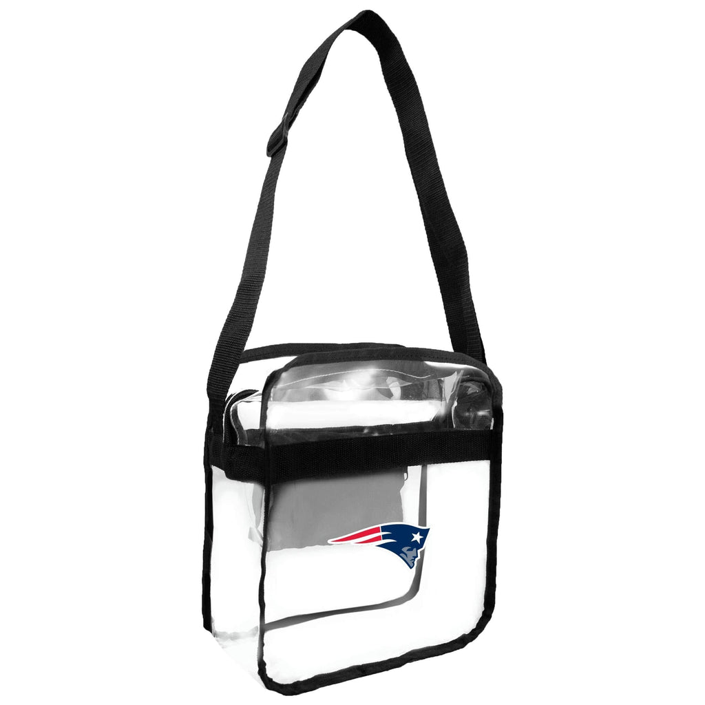 NFL New England Patriots Clear Carryall Crossbody Purse - BeesActive Australia