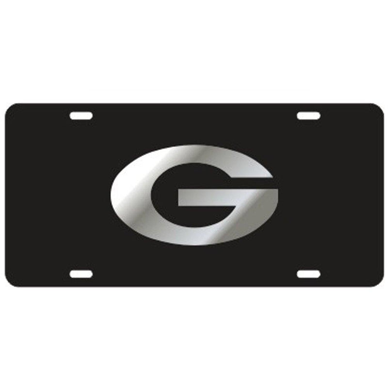 Craftique Georgia Bulldogs Black Laser Cut License Plate - Mirror G - BeesActive Australia