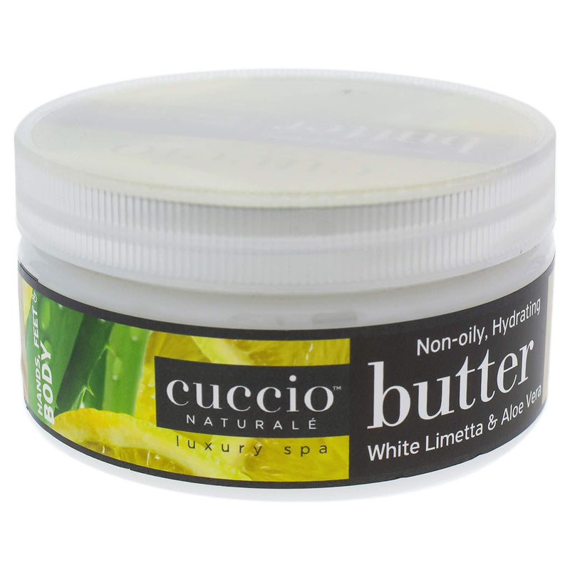 Cuccio Naturalé Butter Blend White Limetta & Aloe Vera - Non-Greasy Lotion for Hand, Body & Feet - Refreshing/Soothing - Paraben/Cruelty Free, w/ Natural Ingredients/Plant Based Preservatives - 8 oz. White Limetta and Aloe Vera 8 Fl Oz (Pack of 1) - BeesActive Australia