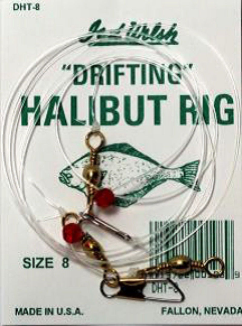 Jed Welsh Fishing Drifting Halibut Leader Treble Hook 8 - BeesActive Australia
