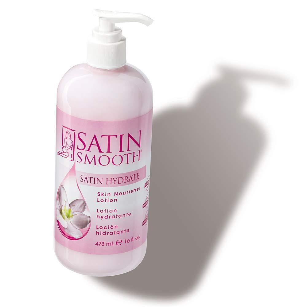 Satin Smooth Hydrate Skin Nourisher Lotion, Post Waxing Treatment, Daily Moisturizer 16 oz 16 Ounce 1 pack - BeesActive Australia