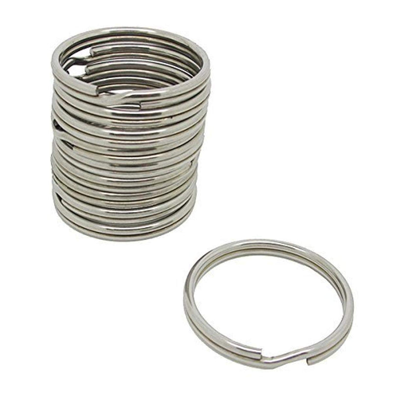 Scuba Choice Diving 38mm Stainless Steel 0.23mm Split Ring for BCD Attachment 10-Piece Pack - BeesActive Australia