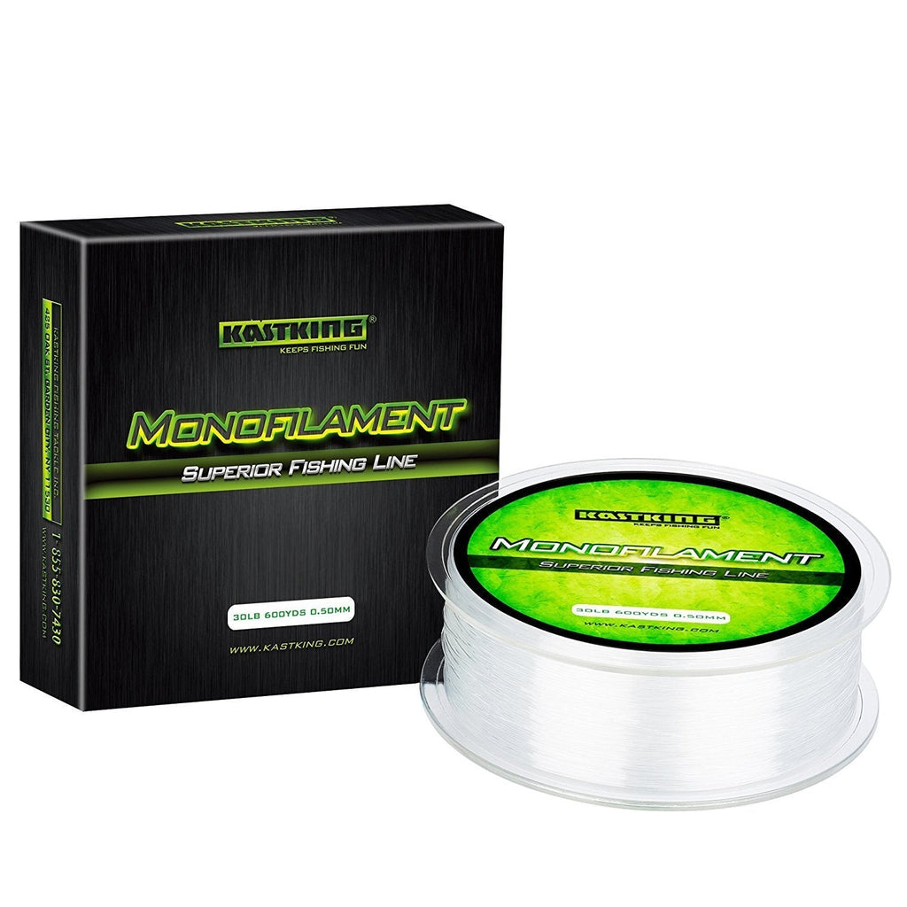 [AUSTRALIA] - KastKing World's Premium Monofilament Fishing Line - Paralleled Roll Track - Strong and Abrasion Resistant Mono Line - Superior Nylon Material Fishing Line - 2015 ICAST Award Winning Manufacturer 300Yds/20LB Ice Clear 