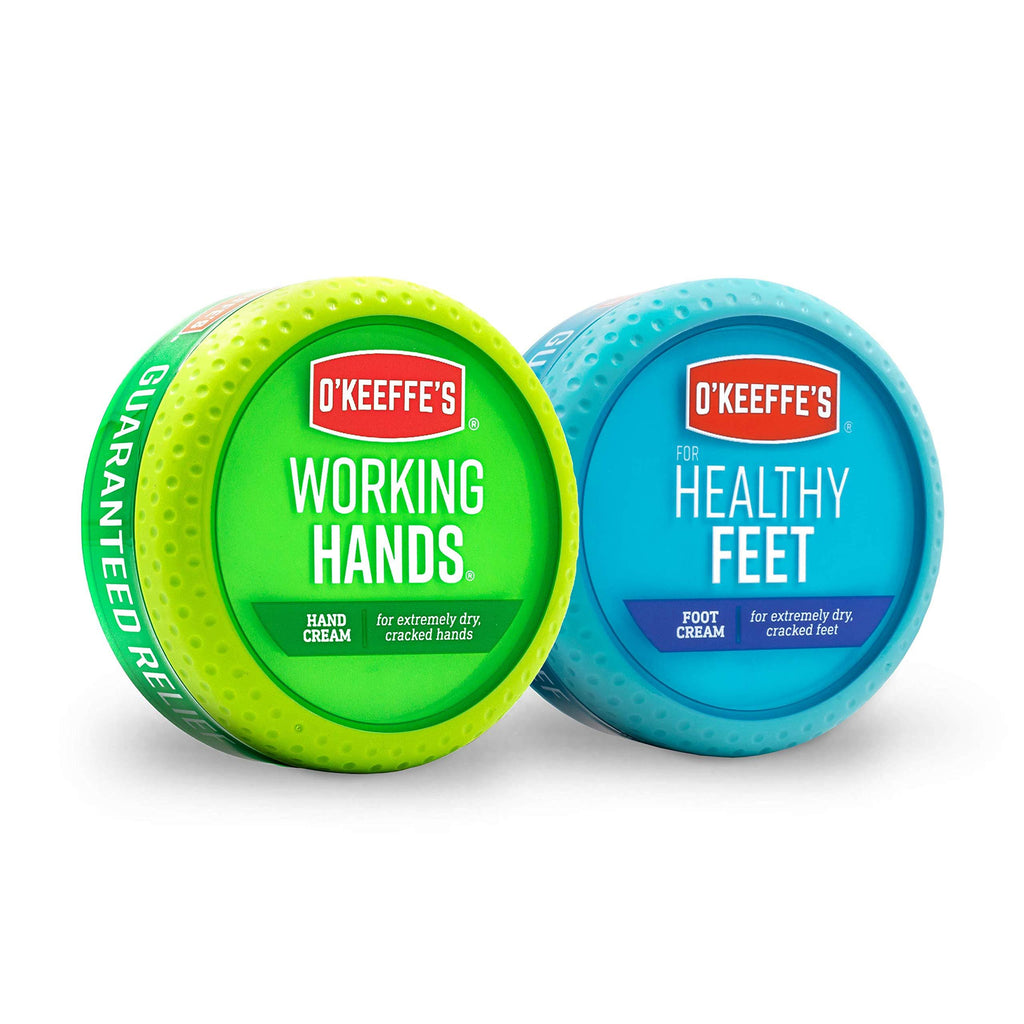 O'Keeffe's Working Hands 3.4 ounce & Healthy Feet 3.2 ounce Combination Pack of Jars Jar - BeesActive Australia