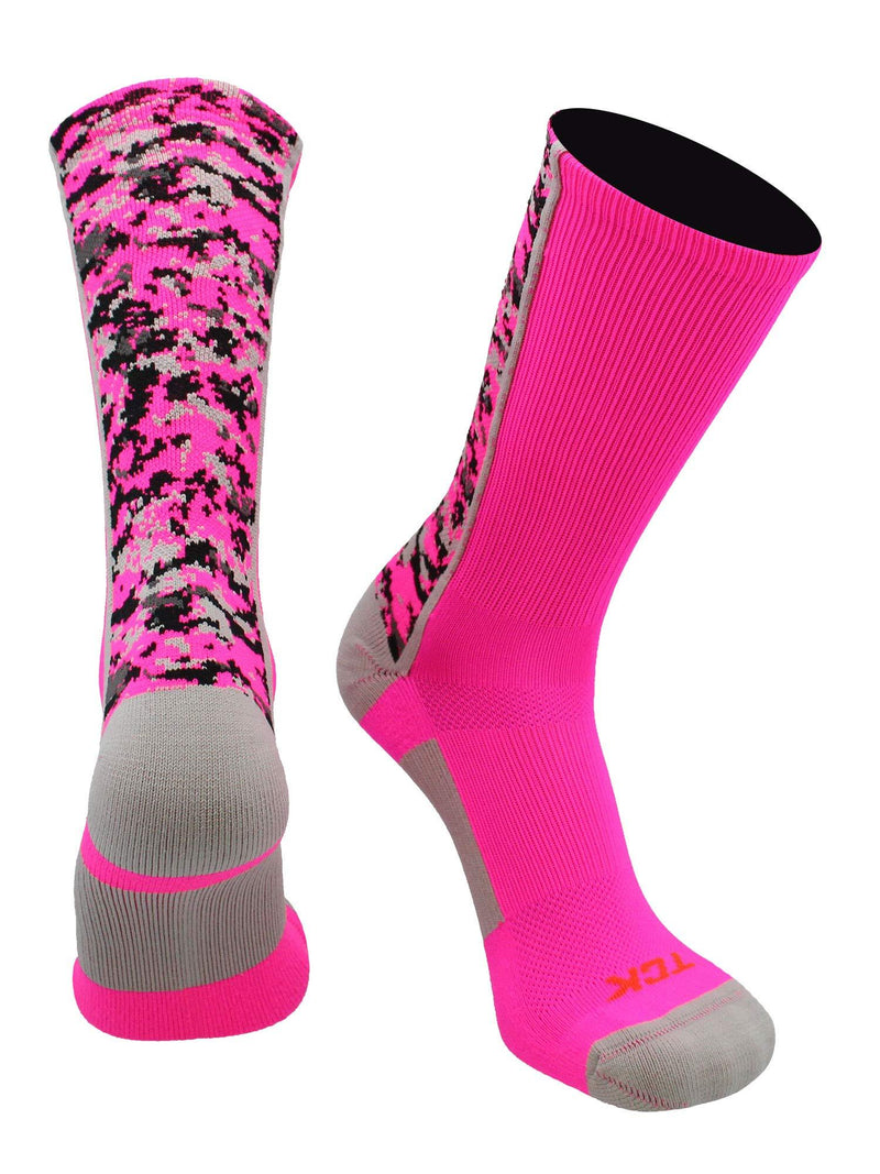 [AUSTRALIA] - TCK Digital Camo Crew Socks Neon Pink Medium 