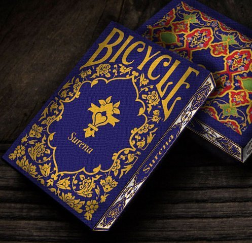 Bicycle Surena Navy Blue Trim Playing Cards - BeesActive Australia