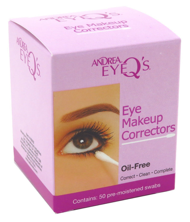 Andrea Eye Q's Eye Make-Up Correctors Swabs 50 Count (2 Pack) - BeesActive Australia