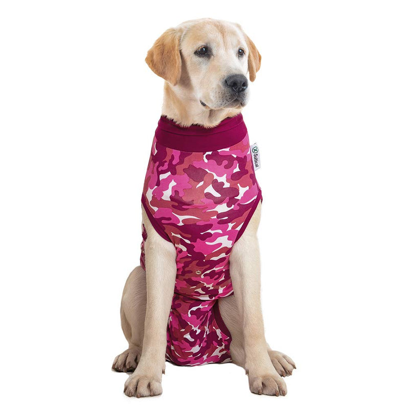 Suitical Recovery Suit for Dog, Pink Camouflag Pink Camouflage L - BeesActive Australia