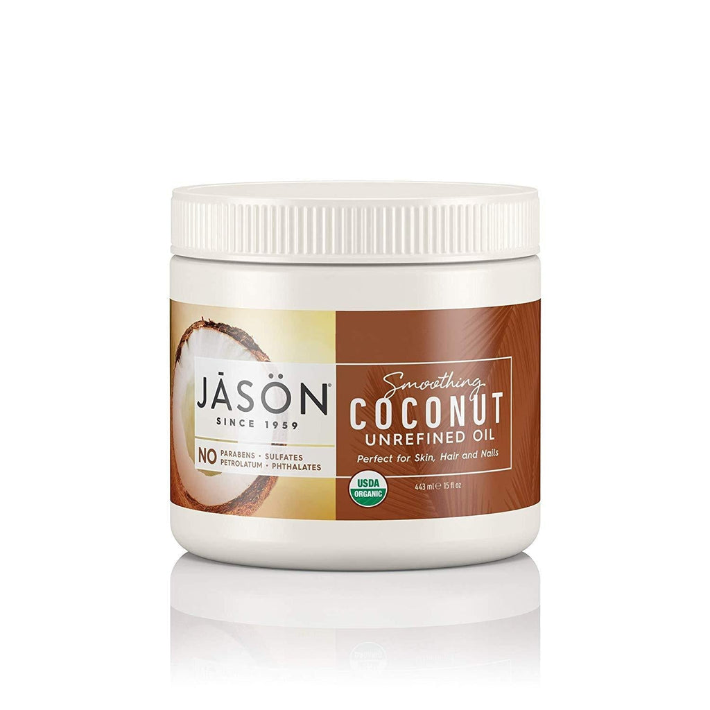 Jason Organic Unrefined Oil, Smoothing Coconut, 15 Oz 15 Fl Oz (Pack of 1) - BeesActive Australia