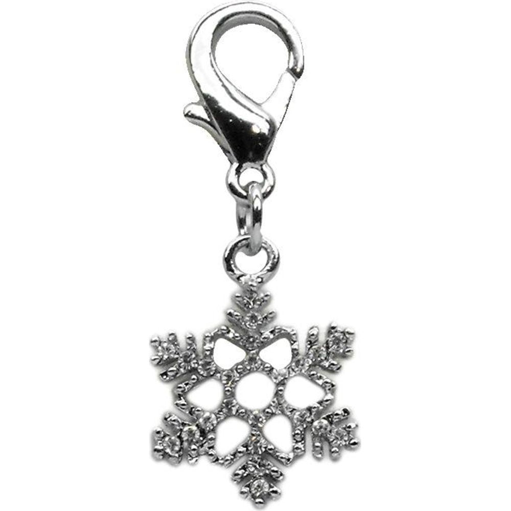 Mirage Pet Products Holiday Lobster Claw Charms/Zipper pulls Snowflake, One Size - BeesActive Australia