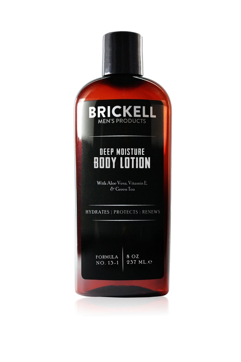 Brickell Men's Deep Moisture Body Lotion for Men, Natural and Organic Protects and Hydrates Dry Skin, 8 Ounce, Scented 8 Fl Oz (Pack of 1) - BeesActive Australia