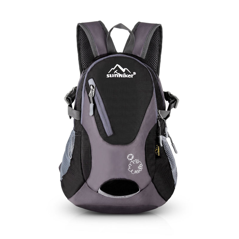 Cycling Hiking Backpack Sunhiker Water Resistant Travel Backpack Lightweight SMALL Daypack M0714 (Black) Black - BeesActive Australia