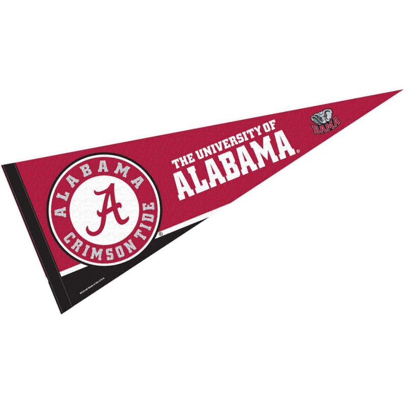 College Flags & Banners Co. Alabama Crimson Tide Pennant Full Size Felt - BeesActive Australia