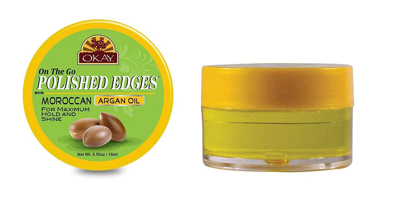 Okay Polished Edges With Argan Oil On The Go 0.50 Oz - BeesActive Australia