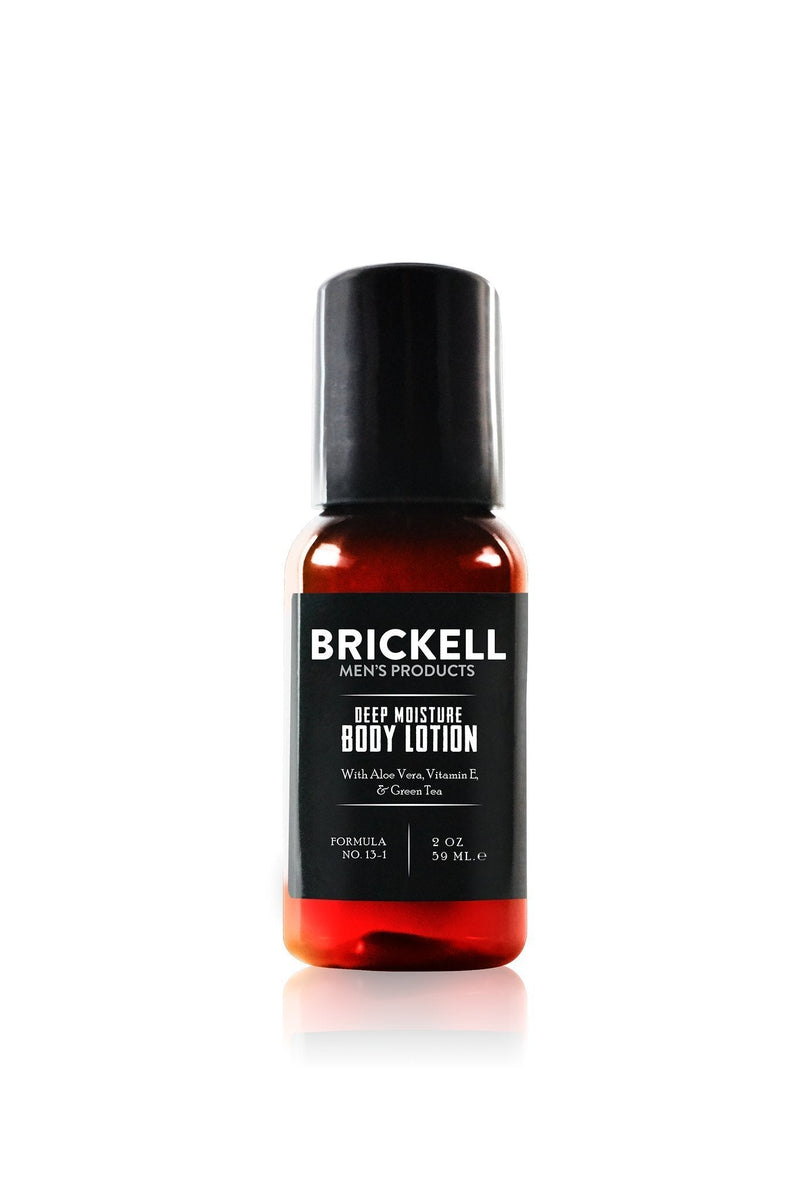 Brickell Men's Deep Moisture Body Lotion for Men, Natural and Organic Protects and Hydrates Dry Skin, 2 Ounce, Scented - BeesActive Australia