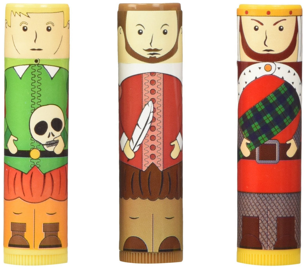 Accoutrements Shakespearean Lip Balm Set - BeesActive Australia