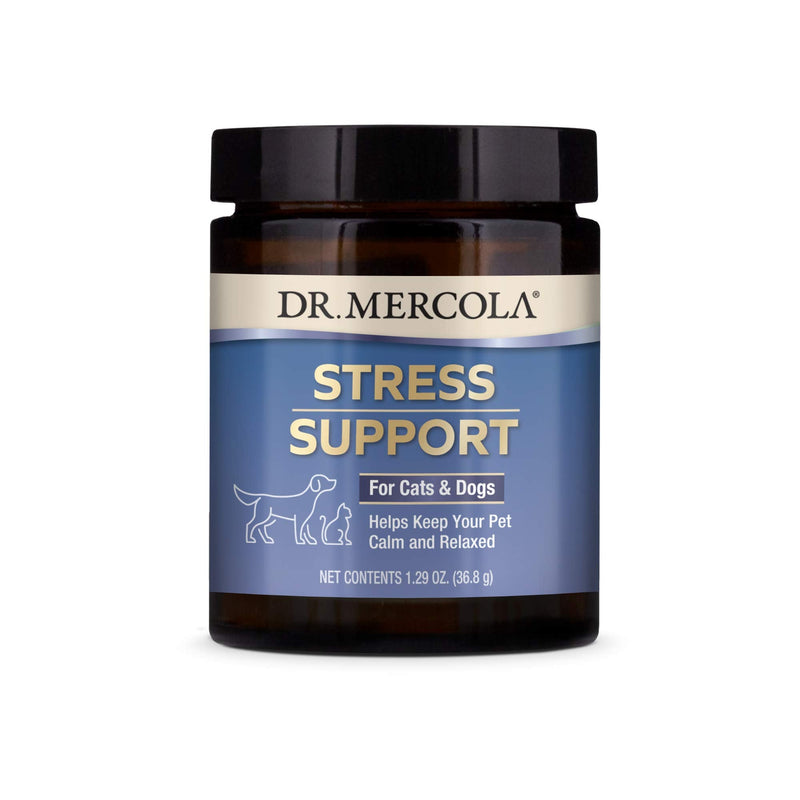Dr. Mercola Stress Support for Cats & Dogs, 1.29 Oz. (36.8 g), Helps Keep Your Pet Calm and Relaxed, Non GMO, Gluten Free - BeesActive Australia
