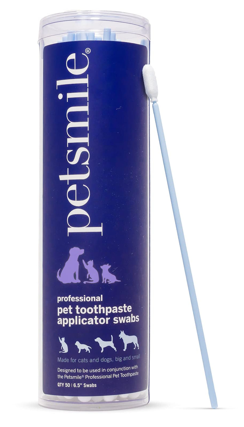Petsmile Professional Pet Toothpaste Applicator Swabs | Easily and Effectively Spreads Dog Toothpaste to Promote Oral Hygiene | Dental Care for Pets | VOHC Approved Brand - BeesActive Australia