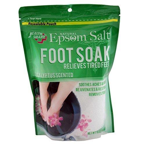 Natural Epsom Salt FOOT SOAK (Eucalyptus) 16oz (454G) - BeesActive Australia