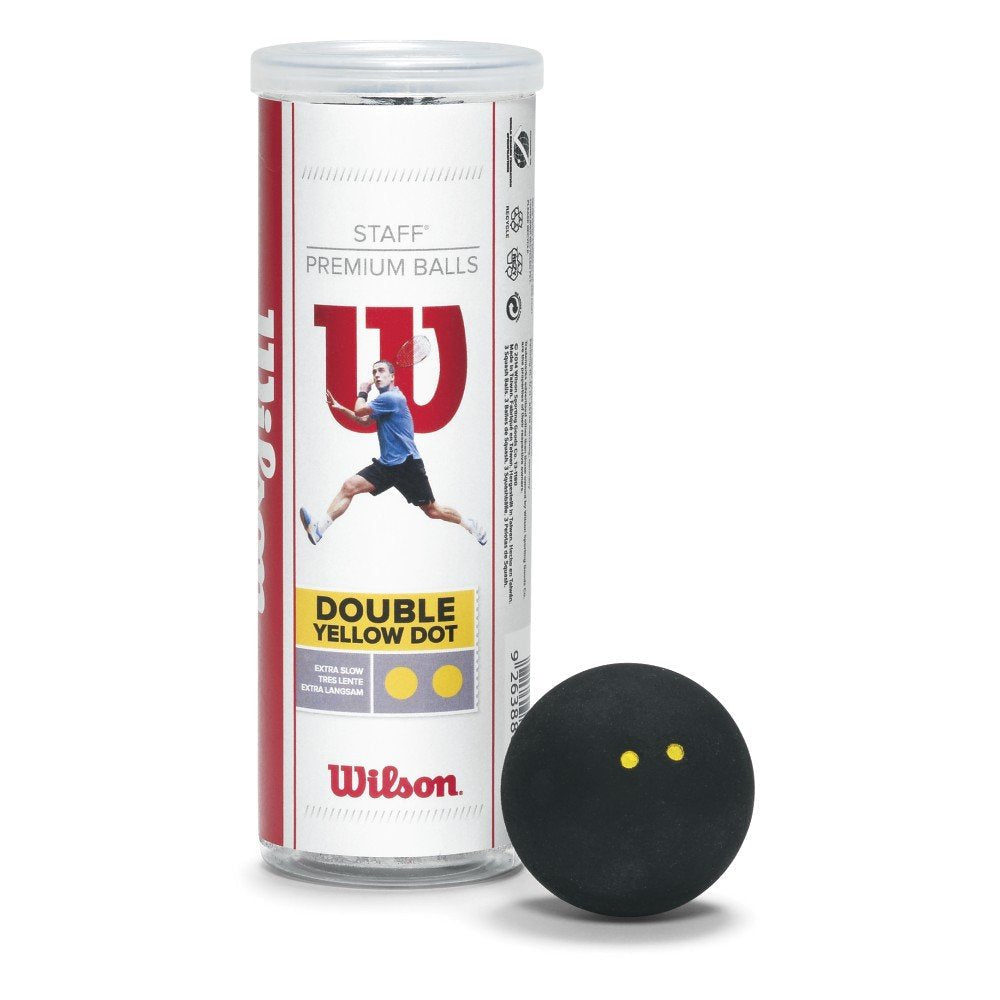 WILSON Staff Squash Balls (3-Pack) - BeesActive Australia