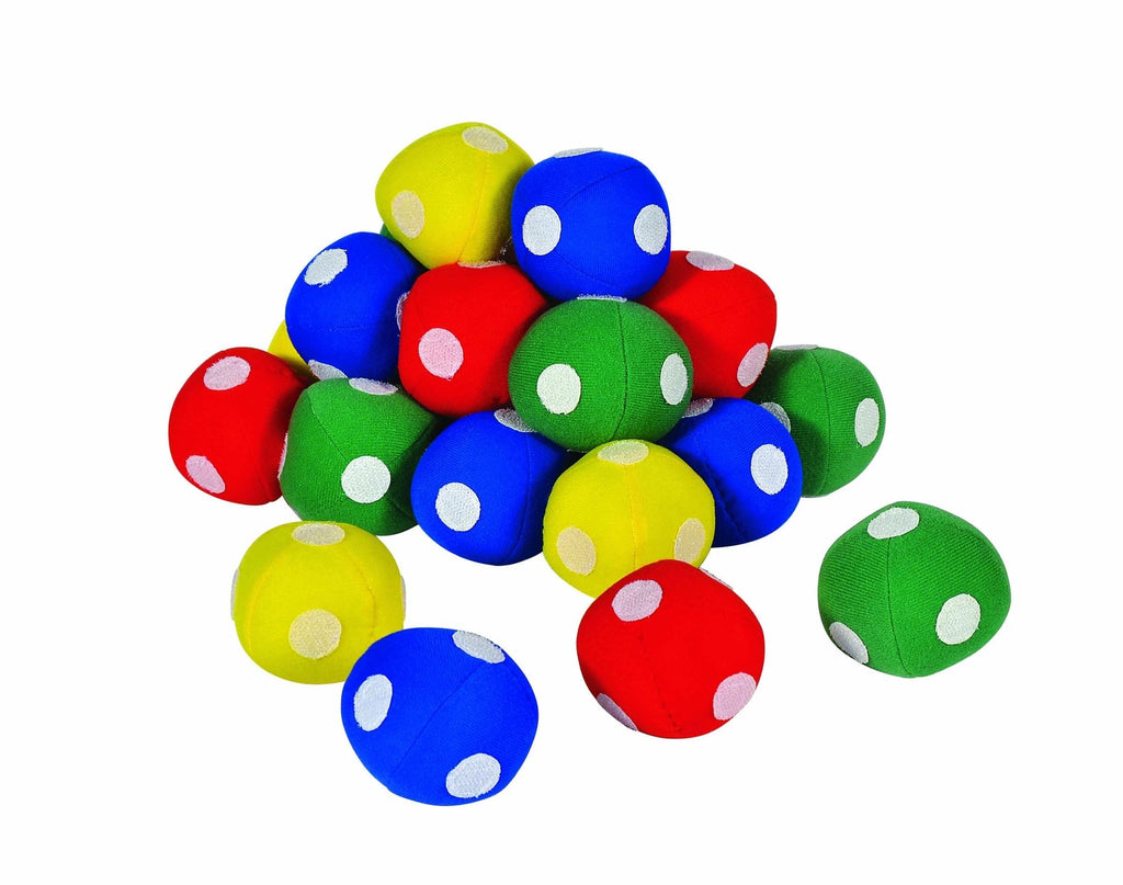 [AUSTRALIA] - Sportime Soft Hook-N-Loop Balls, 2-1/2 Inches, Assorted Colors, Pack of 24 
