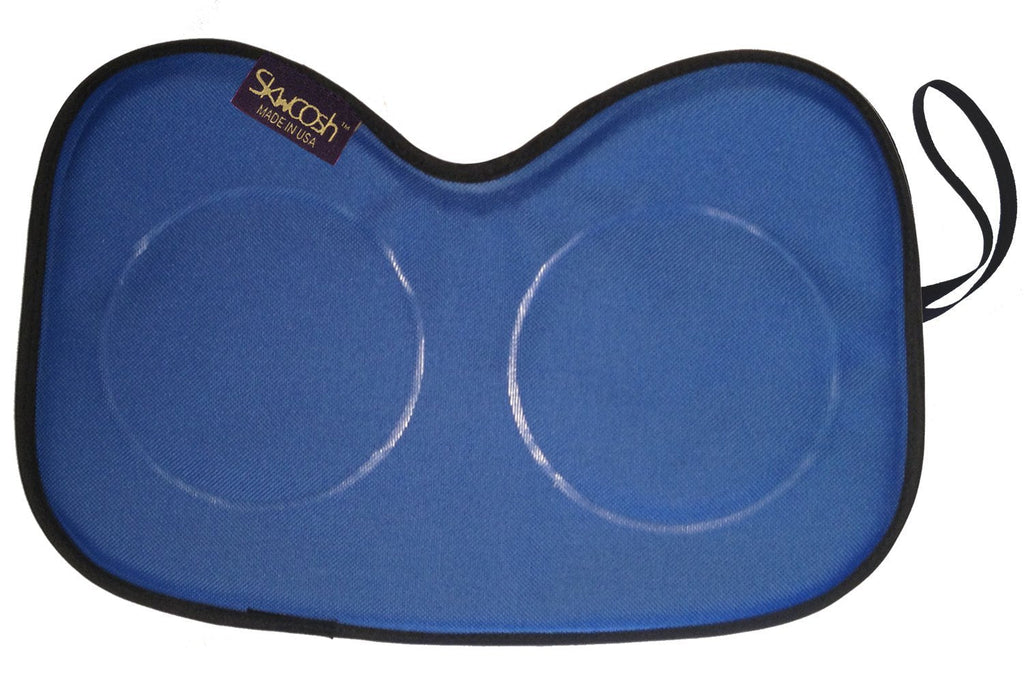 [AUSTRALIA] - Skwoosh Dragonboat Canoe Rowing Gel seat pad with Loop Carry Handle for Sitting Comfort | Outrigger Accessories Made in USA Royal Blue 