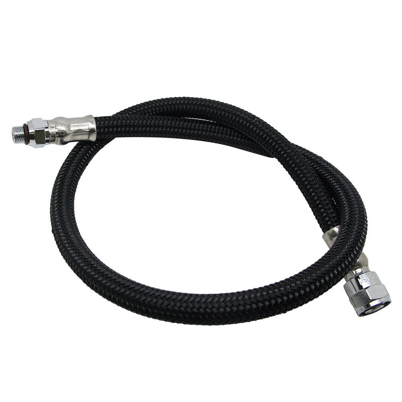 Scuba Choice 27-Inch Colored LP Low Pressure Braided Hose for 2nd Stage Regulator and Octopus Black - BeesActive Australia
