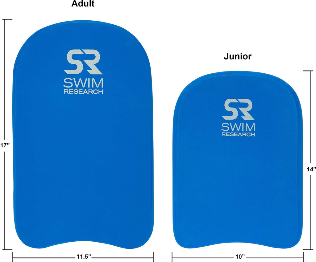 [AUSTRALIA] - Swim Research Swim Training Kickboard - Swimming Pool Equipment Foam Kick Board (Junior & Adult Sizing) Junior 