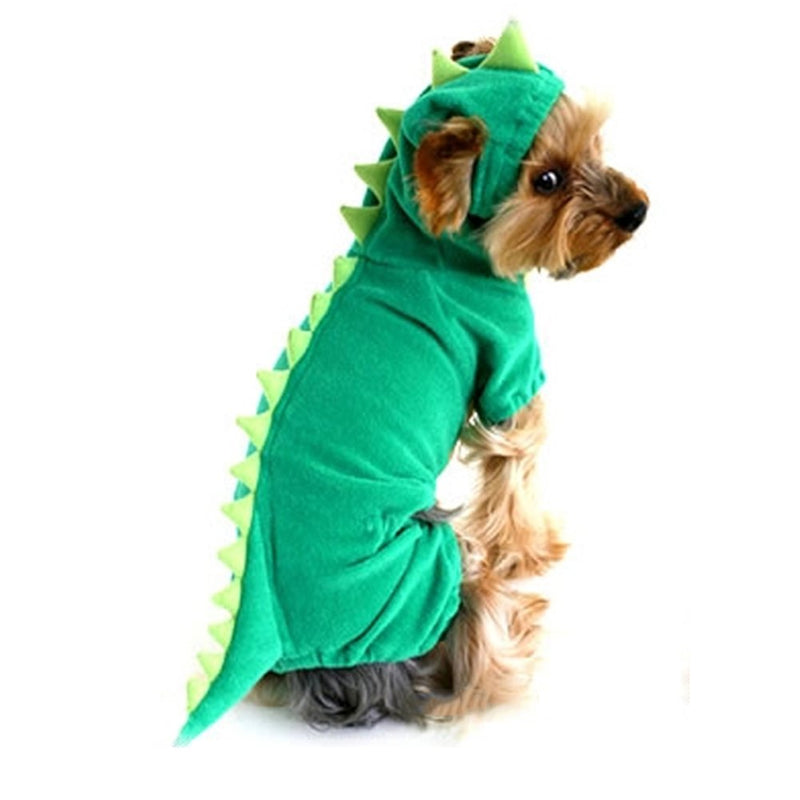 NACOCO Dog Dinosaur Design Costume Green Pet Clothes for Medium & Large Dog Small (Pack of 1) - BeesActive Australia