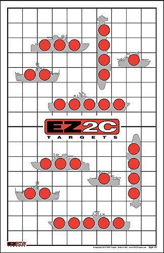 [AUSTRALIA] - EZ2C Targets Style 22 - Sink The Boats! Shooting Range Fun Game (25 Pack) 