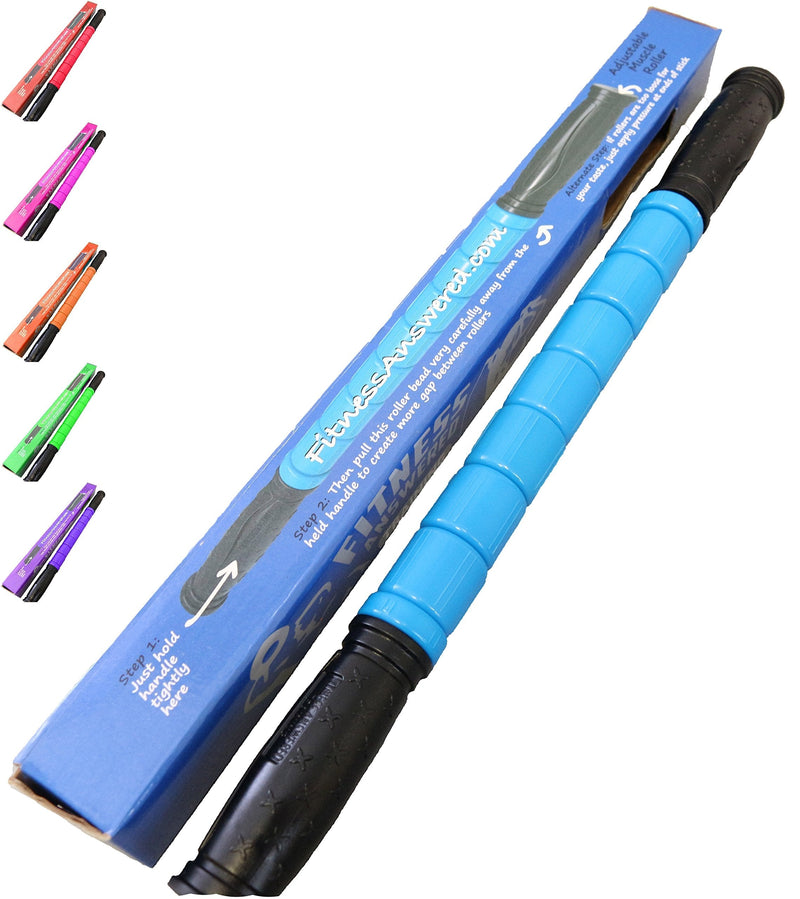 The Muscle Stick Original Muscle Roller | Muscle Roller Stick - The Stick All Purpose for Newbies Blue - BeesActive Australia
