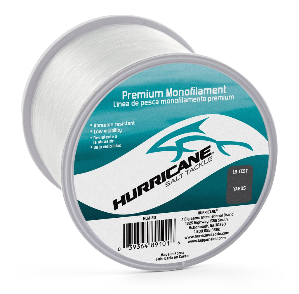 Hurricane Premium Saltwater Monofilament Line, 1/4-Pound Spool/25-Pound Test - BeesActive Australia