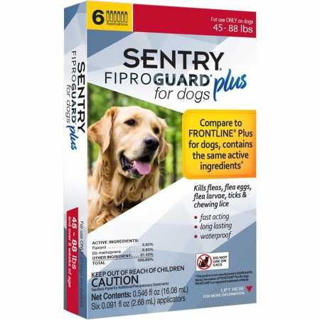 Sentry PET Care Fiproguard Plus for Dogs 6-Count 45-88 Pounds - BeesActive Australia