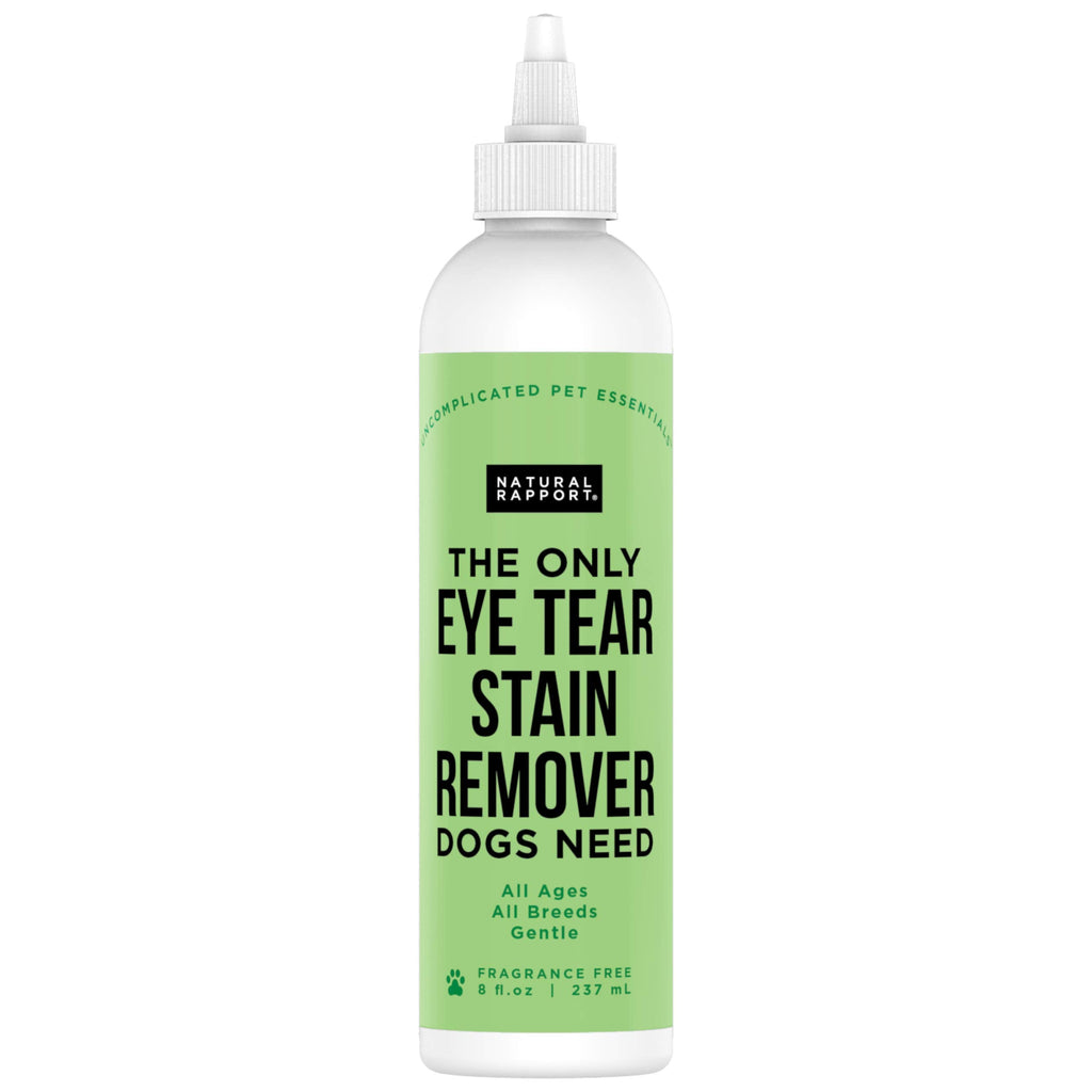 Natural Rapport Pet Eye Stain Remover - The Only Eye Tear Stain Remover Dogs Need - Dog and Cat Tears Stain Removing Treatment (Drops & Wipes) - BeesActive Australia