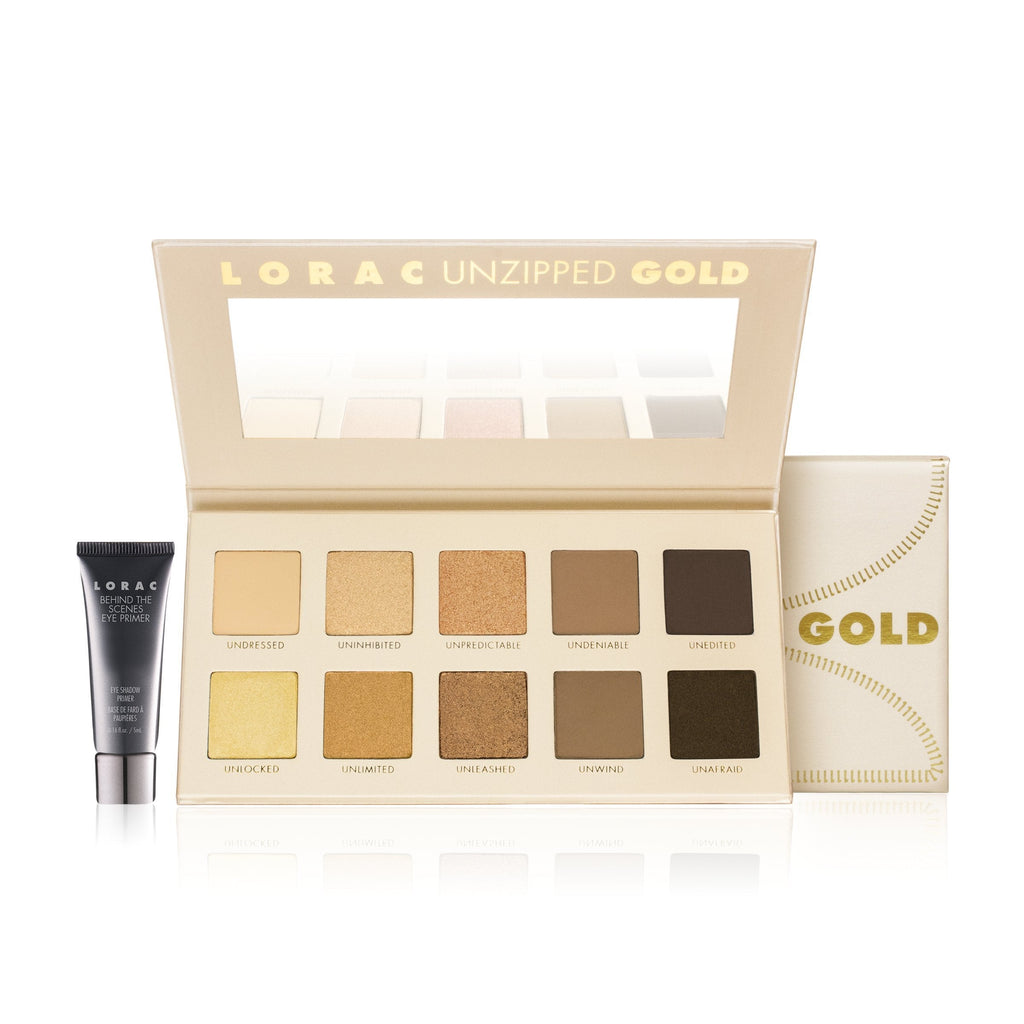 LORAC Unzipped Gold Shimmer & Matte Eye Shadow Palette - BeesActive Australia
