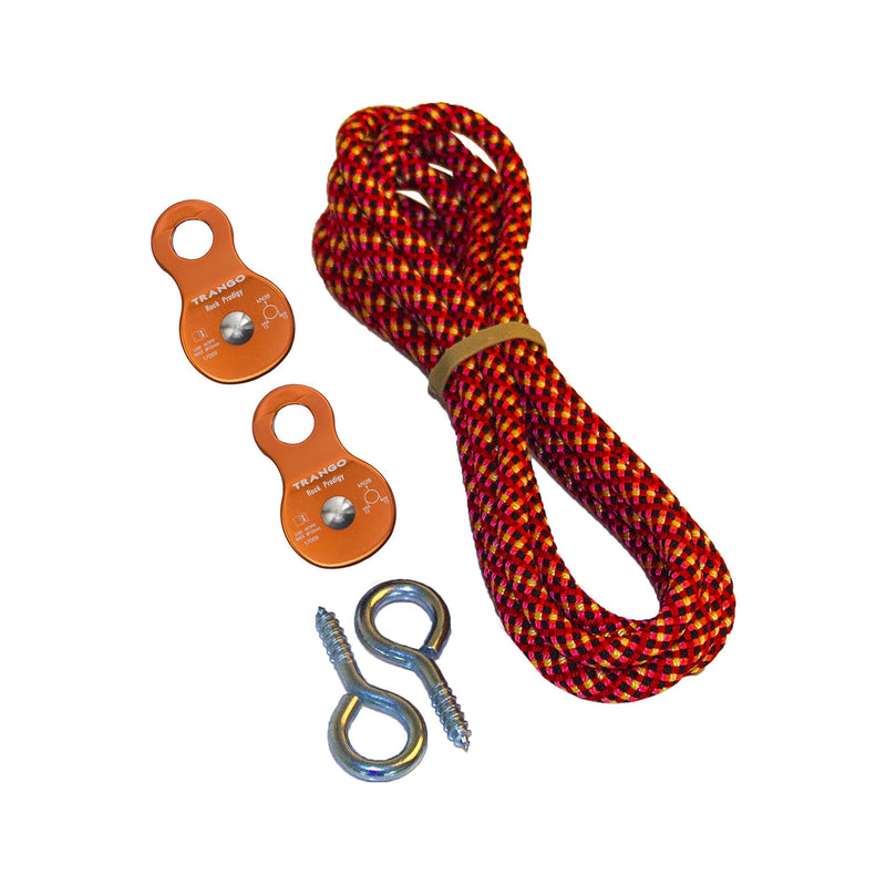 TRANGO Rock Prodigy Pulley Kit Orange - BeesActive Australia