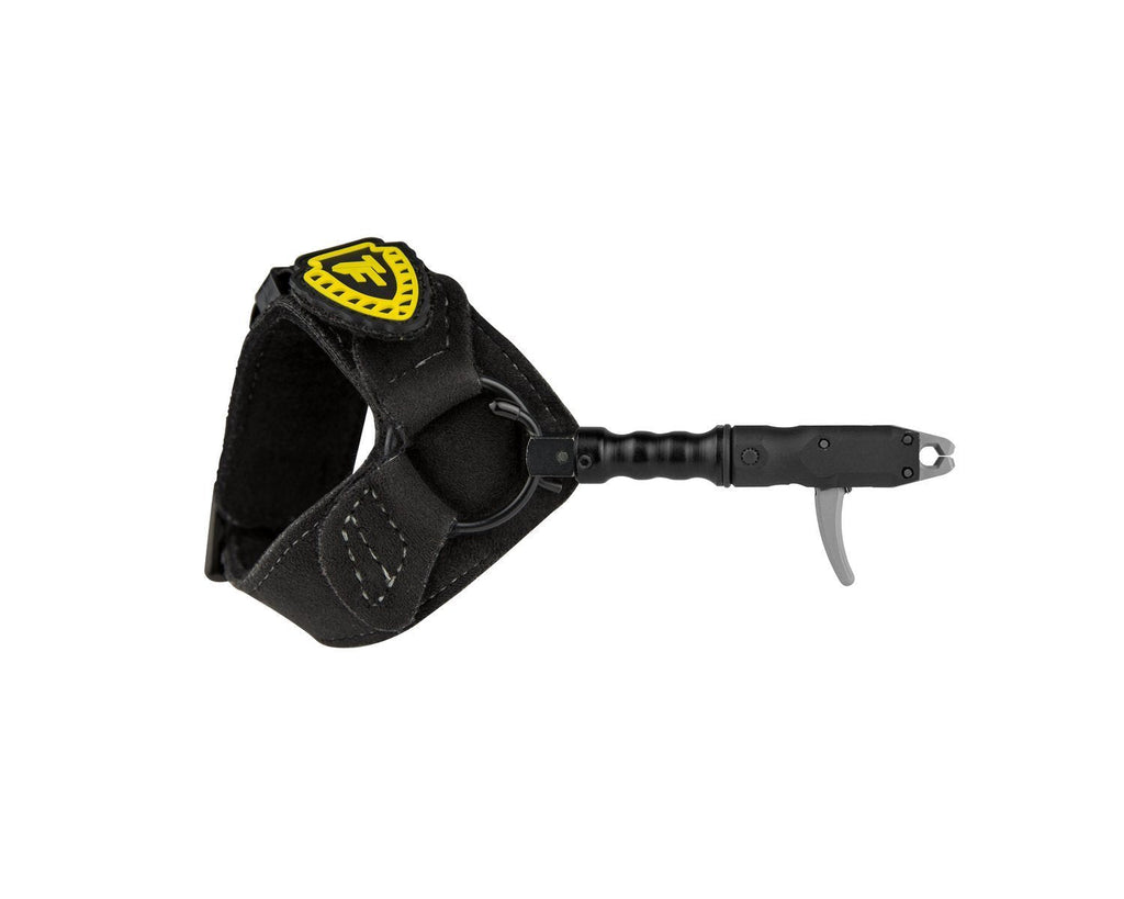 TruFire Smoke Adjustable Archery Compound Bow Release with Foldback Design - Black Wrist Strap - BeesActive Australia