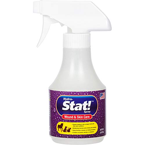 Stat! Spray Pet Wound & Skin Care | First-Aid Treatment for Dogs, Cats, Horses | Natural Plant Based Ingredients | Speeds Healing of Cuts, Burns, Hot Spots, Skin Allergies | Soothing Anti-Itch Formula 8 oz - BeesActive Australia