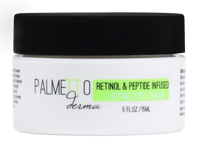 Palmetto Derma Retinol and Peptide Infused Lifting Eye Cream .5 Fl Oz - BeesActive Australia