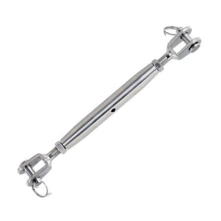 [AUSTRALIA] - 1/4"Jaw and Jaw Stainless Steel Closed Body Turnbuckle with Working Magnetic,Silver Color 