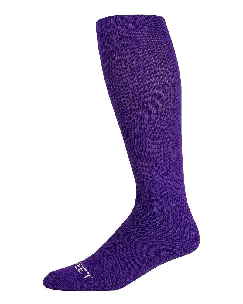 [AUSTRALIA] - Pro Feet Performance Multi-Sport Silver Tech Crew Sock Large/Size 10-13 Purple 